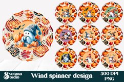 Halloween wind spinner sublimation | Halloween ghost PNG Product Image 1