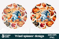 Halloween wind spinner sublimation | Halloween ghost PNG Product Image 5
