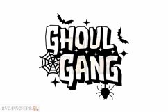 Retro Ghost Ghoul Gang Halloween PNG SVG T-shirt Design Product Image 1