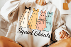 Squad Ghouls PNG, Halloween Coquette PNG, Funny Halloween Product Image 3