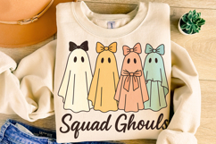 Squad Ghouls PNG, Halloween Coquette PNG, Funny Halloween Product Image 1