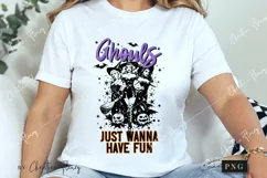 Ghouls Just Wanna Have Fun Witch PNG | Halloween PNG Product Image 3
