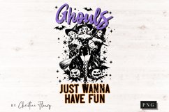 Ghouls Just Wanna Have Fun Witch PNG | Halloween PNG Product Image 4