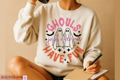 Ghouls Just Wanna Have Fun Sassy Funny Halloween Quote SVG Product Image 4