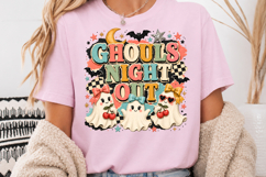 Ghouls Night Out Halloween Sublimation Design Product Image 3