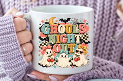 Ghouls Night Out Halloween Sublimation Design Product Image 4