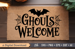 Ghouls Welcome SVG | Halloween Doormat SVG | Doormat SVG Product Image 2