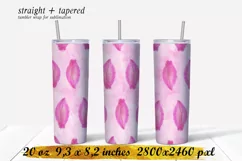 Feathers tumbler Sublimation,20 oz skinny tumbler Product Image 1