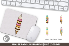 Mouse Pad Tall Ice Cream Product Image 1