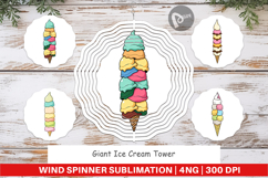 Wind Spinner Tall Ice Cream Product Image 1