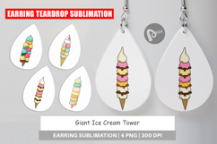 Earring Tall Ice Cream Product Image 1
