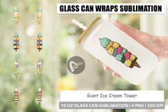 Glass Can Tall Ice Cream Product Image 1