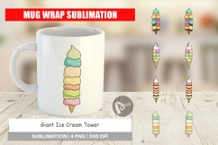 Mug Wrap Tall Ice Cream Product Image 1