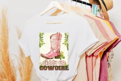 Giddy Up Cowgirl Sublimation PNG Product Image 3