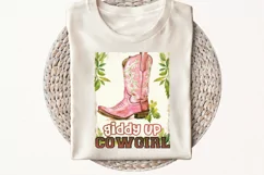 Giddy Up Cowgirl Sublimation PNG Product Image 2