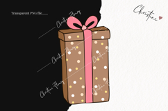 Doodle Christmas Gift Clipart | Christmas PNG Product Image 2