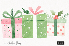 Cute Christmas Gifts Clipart | Christmas PNG Product Image 1