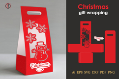 Vertical gift wrapping Template for Christmas Product Image 1