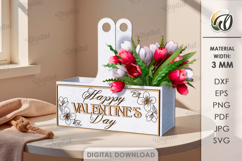3D Gift Box Laser Cut. Boho SVG Product Image 1