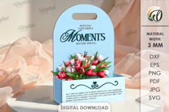 3D Gift Box Laser Cut. Boho SVG Product Image 1