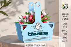 3D Gift Box Laser Cut. Boho SVG Product Image 1