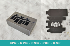 Gift Box Papercut Craft SVG Product Image 1