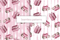 Seamless Gift Box Pink Pattern Product Image 1