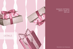 Seamless Gift Box Pink Pattern Product Image 3