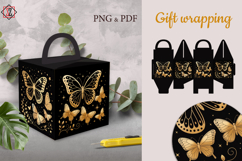 Gift box template. Paper crafts. Product Image 1