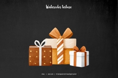 Watercolor gift boxes clipart. 27 Christmas boxes Product Image 3