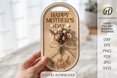 3D Gift Flower Holders Bundle Laser Cut. Present Holder SVG Product Image 13
