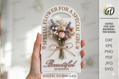 3D Gift Flower Holders Bundle Laser Cut. Present Holder SVG Product Image 4