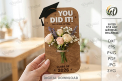 3D Gift Flower Holders Bundle Laser Cut. Present Holder SVG Product Image 9