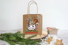 Warm wishes and marshmallow kisses - PNG sublimation design Product Image 4
