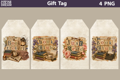 Book Lover Vintage Tag | Junk Journal Card Product Image 1
