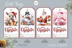 Christmas Gift Tags| Merry Christmas Printable Tags| Snowman Product Image 1