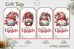 Christmas Gift Tags| Merry Christmas Printable Tags| gnomes Product Image 1