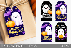 Cute Halloween Gift Tag. Cute Ghost Gift Tag Printable Product Image 1