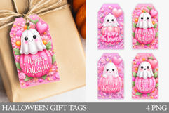 Cute Halloween Gift Tag. Cute Ghost Gift Tag Printable Product Image 1
