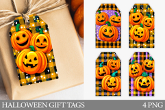 Halloween Pumpkin Gift Tag. Halloween Gift Tag Printable Product Image 1