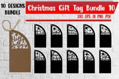 Christmas Gift Tags Bundle 10 - svg eps ai png pdf Product Image 1