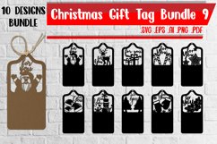 Christmas Gift Tags Bundle 9 - svg eps ai png pdf Product Image 1