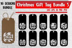 Christmas Gift Tags Bundle 5 - svg eps ai png pdf Product Image 1