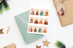 Christmas tag printable, gift tags printable PNG Product Image 2