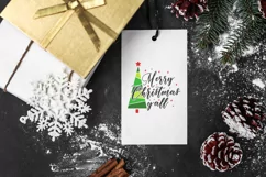 Merry Chrismtas SVG, Merry christmas yall SVG Product Image 2