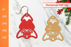 Christmas Tree Gift Tags Bundle - Paper Cut SVG Product Image 6