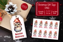 Christmas gift tag printable template Special Delivery tag Product Image 1