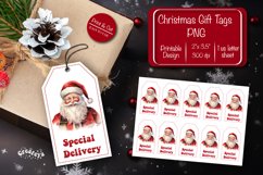 Christmas gift tag printable template Special Delivery Santa Product Image 1