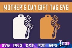 Mother&#039;s Day Gift Tag SVG Design | Mom Gift Tag SVG Bundle Product Image 2