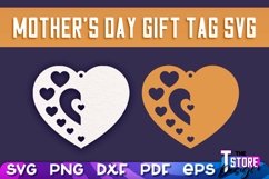 Mother&#039;s Day Gift Tag SVG Design | Mom Gift Tag SVG Bundle Product Image 7